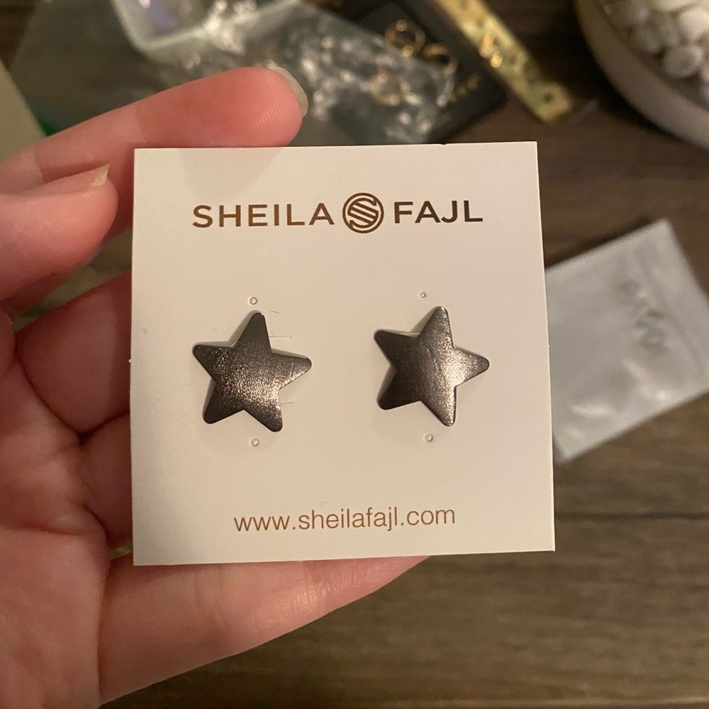 Sheila Fajl star earrings!